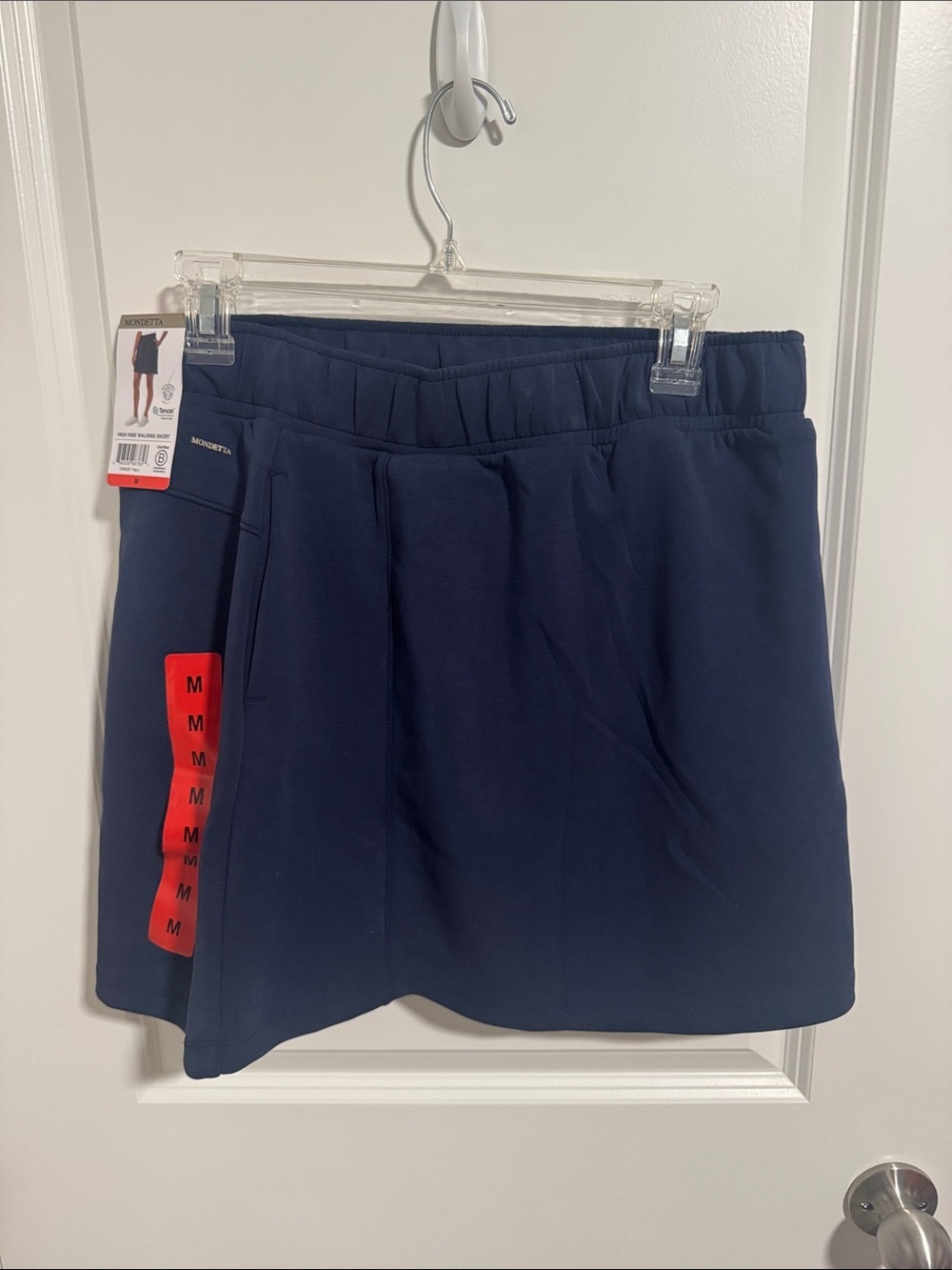 Mondetta Navy Athletic High-Rise Skort